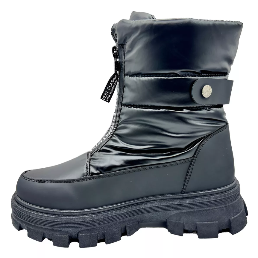 Bota Impermeable Negra Para Dama Furor 26446