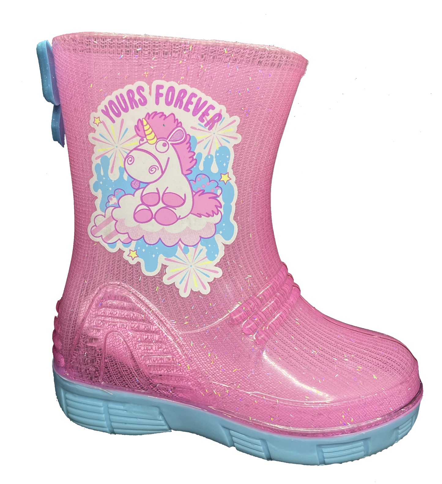 Bota De Lluvia Para Niña Rosa Mi Villano Favorito