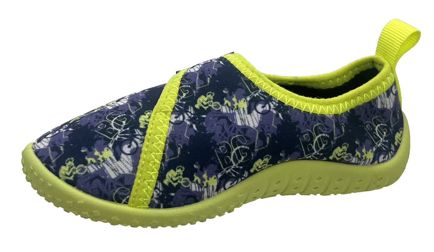 Aquashoes Zapato Acuatico Para Niño Bubble Gummers Azul River