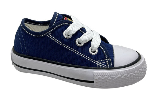 Tenis Choclo Lona Azul Mezclilla Agujeta Niño y Niña Unisex Bubble Gummers Harry