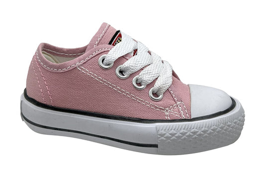 Tenis Choclo Lona Rosa Agujeta Niño y Niña Unisex Bubble Gummers Harry