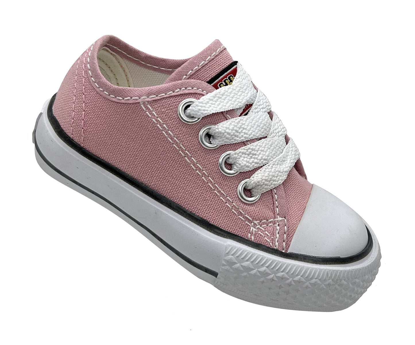 Tenis Choclo Lona Rosa Agujeta Niño y Niña Unisex Bubble Gummers Harry